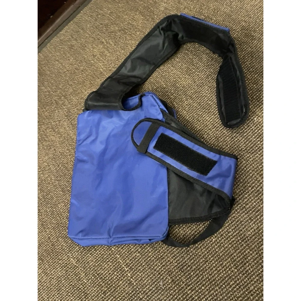 Vintage Sling Bag Crossbody Backpack Y2K 2000s 90s Dark Blue Messenger Style 00s